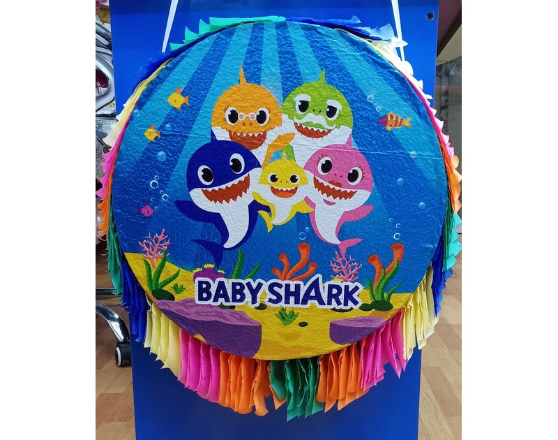 Baby Shark Piñata 18" Round
